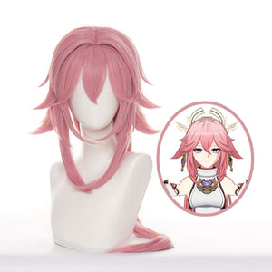 Genshin Impact Yae Miko Halloween Cosplay Wigs