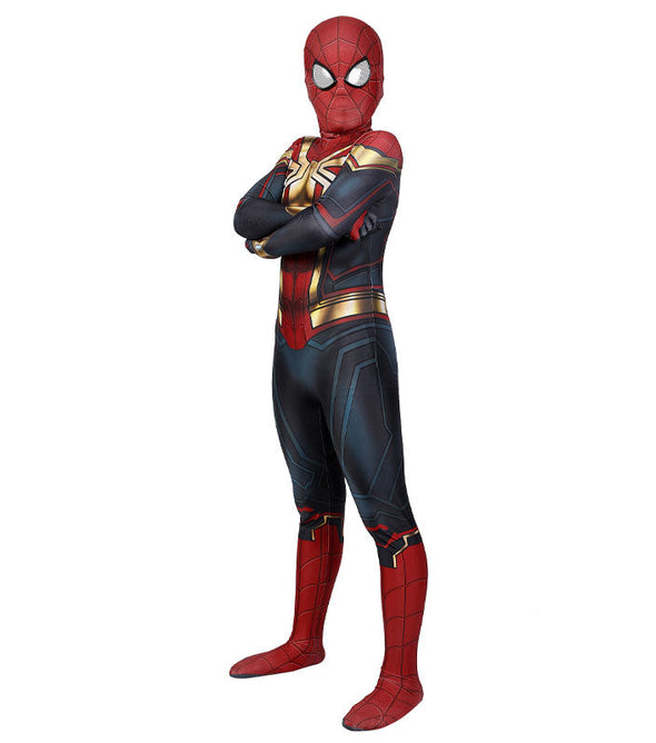 Spider-Man 3 No Way Home Peter Parker Integrated Suit Kids Cosplay Costumes