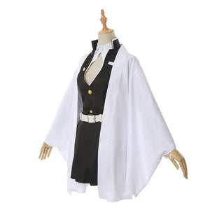 Anime Demon Slayer Kimetsu no Yaiba Kanroji Mitsuri Female Uniform Cosplay Costume