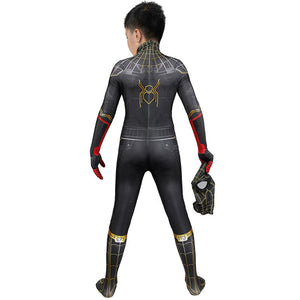 Spider-Man 3 No Way Home Peter Parker Kids Jumpsuit Cosplay Costumes