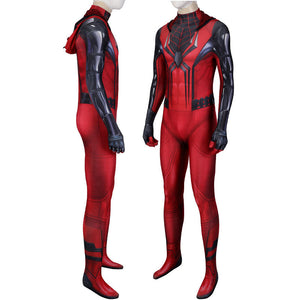 Spider-Man PS5 Crimson Cowl Suit Cosplay Costume