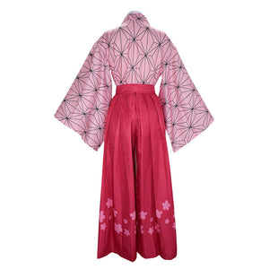 Demon Slayer Kimetsu no Yaiba Nezuko Kamado Kimono Cosplay Costumes