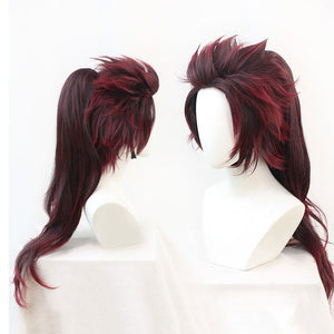 Anime Demon Slayer Kimetsu no Yaiba Tanjirou Kamado Long Cosplay Wigs