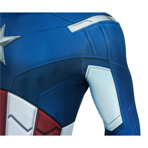 The Avengers 1 Captain America Steve Rogers Jumpsuit Cosplay Costumes