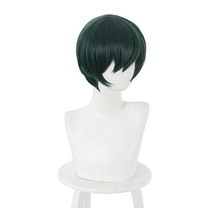 Anime Jujutsu Kaisen Mai Zenin Short Dark Green Cosplay Wigs