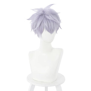 Anime Jujutsu Kaisen Ordinary Satoru Gojo Short Purple Cosplay Wigs - Cosplay Clans