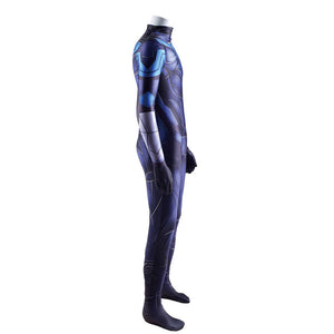 DC Teen Titans Go Nightwing Jumpsuit Cosplay Costumes