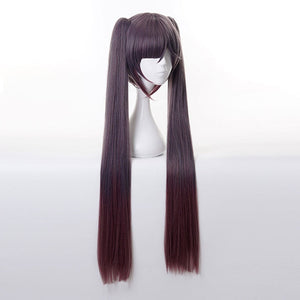 Genshin Impact Mona Megistus Double Ponytail Cosplay Wigs