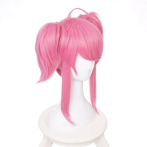 Game LOL Star Guardian Lux Pink Cosplay Wigs