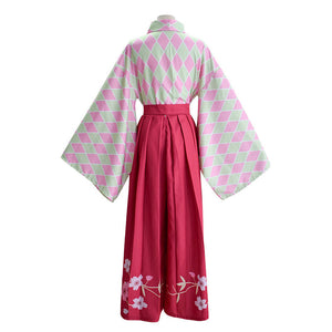 Demon Slayer Kimetsu no Yaiba Kanroji Mitsuri Kimono Halloween Cosplay Costumes