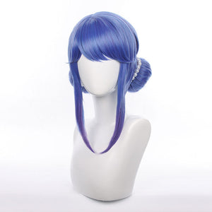 LOL Crystal Rose Sona Blue Cosplay Wigs