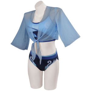 Game Valorant Jett Swimsuit Cosplay Costumes