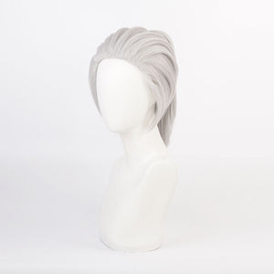 Demon Slayer Kimetsu no Yaiba Uzui Tengen Silver Gray Cosplay Wigs