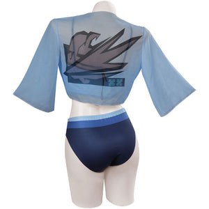 Game Valorant Jett Swimsuit Cosplay Costumes