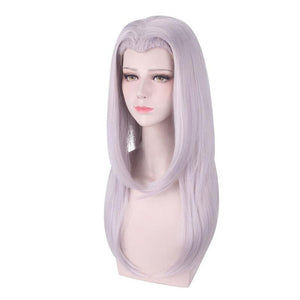 Anime JoJo's Bizarre Adventure Golden Wind Leone Abbacchio Long Gray Cosplay Wigs