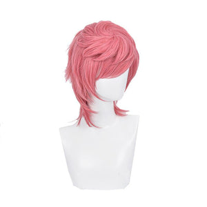 Anime JoJo's Bizarre Adventure Golden Wind Trish Una Long Pink Cosplay Wigs