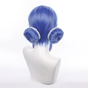 LOL Crystal Rose Sona Blue Cosplay Wigs