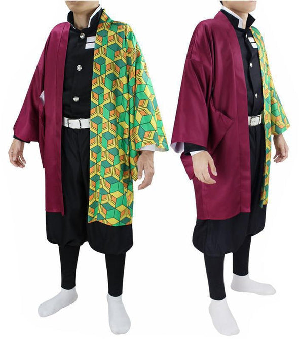Anime Demon Slayer Kimetsu no Yaiba Tomioka Giyuu Kimono Cosplay Costumes