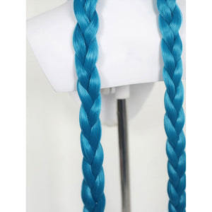 LOL Jinx Long Blue Bunches Cosplay Wigs