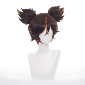 Genshin Impact Xinyan Brown Cosplay Wigs