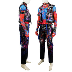 Spider-Man: Across The Spider-Verse Spider-Punk Hobart Hobie Brown Jumpsuit Cosplay Costumes