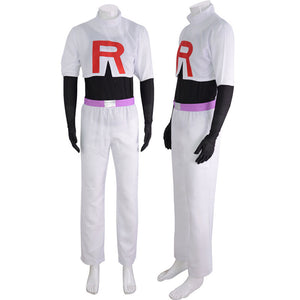 Anime Pokemon and Digimon Jessie James Uniform Cosplay Costumes