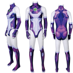 DC New Teen Titans Go Starfire Jumpsuit Cosplay Costumes