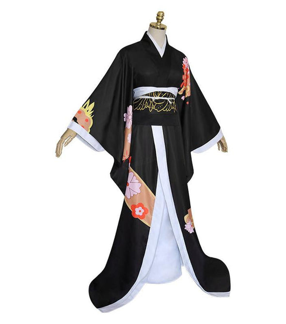 Anime Demon Slayer Kimetsu no Yaiba Kibutsuji Muzan kimono Woman Uniform Halloween Cosplay Costumes 