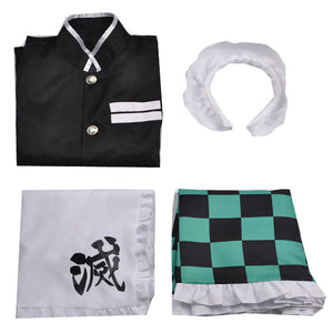 Demon Slayer Kimetsu no Yaiba Tanjiro Kamado Maid Dress Cosplay Costumes