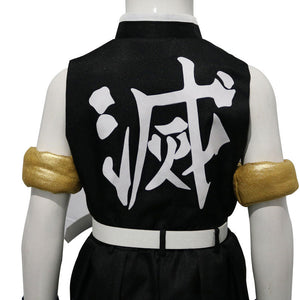 Anime Demon Slayer Kimetsu no Yaiba Tengen Uzui Kids Fullset Cosplay Costumes