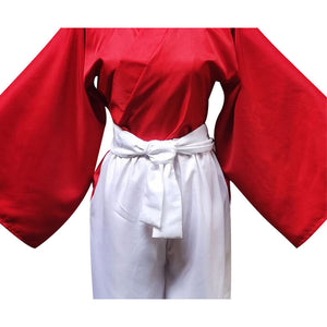 Anime Demon Slayer Kimetsu no Yaiba Tanjuro Kamado Dance of the Fire God Hinokami Kagura Cosplay Costume - Cosplay Clans