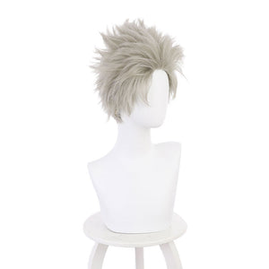 Jujutsu Kaisen 0 Movie Toge Inumaki Gray Cosplay Wigs