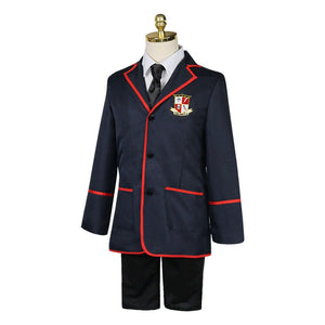 TV The Umbrella Academy Male JK School Uniform Cosplay Costumes