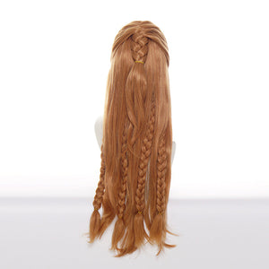 Genshin Impact Aloy Brown Halloween Cosplay Wigs 