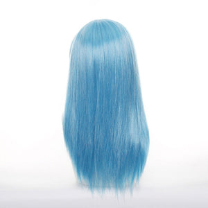 Anime Jujutsu Kaisen Kasumi Miwa Long Blue Cosplay Wigs