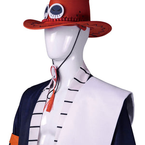 Anime One Piece Portgas D. Ace Halloween Cosplay Costume