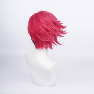 LOL Arcane Vi Rose Red Cosplay Wigs