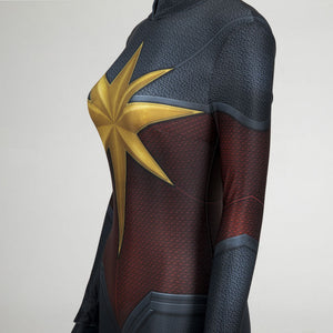 The Marvels 2 Carol Danvers Captain Marvel Jumpsuit Cosplay Costumes