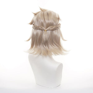 Genshin Impact Albedo Blonde Cosplay Wigs