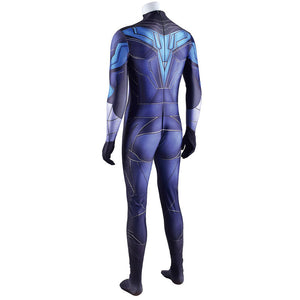 DC Teen Titans Go Nightwing Jumpsuit Cosplay Costumes