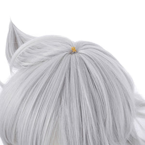 Game Genshin Impact Razor Silver Gray Cosplay Wigs