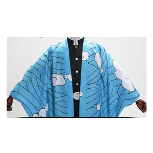 Anime Demon Slayer Kimetsu no Yaiba Urokodaki Sakonji Cosplay Costumes