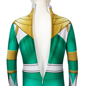 Mighty Morphin Power Rangers Yamato Tribe Knight Burai Dragon Ranger Green Ranger Children Cosplay Costumes