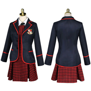 TV The Umbrella Academy Female JK School Uniform Cosplay Costumes