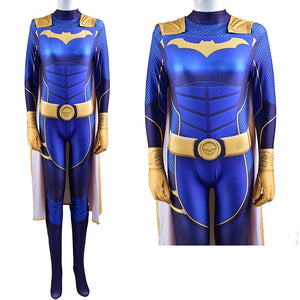 DC Batman Gotham Knight Batgirl Jumpsuit Cosplay Costumes