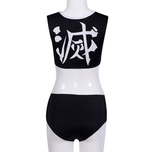 Zenitsu Agatsuma Swimsuit Cosplay Costumes