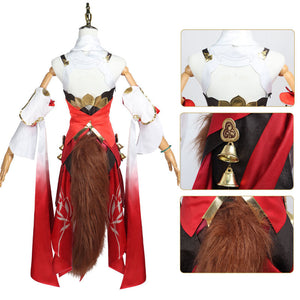 Honkai: Star Rail Tingyun Cosplay Costumes With Tail Props