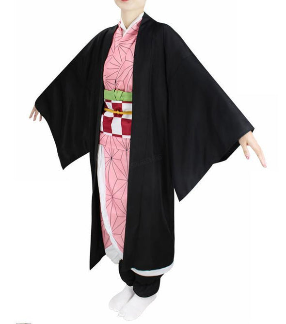 Anime Demon Slayer Kimetsu no Yaiba Nezuko Kamado kimono Cosplay Costume 