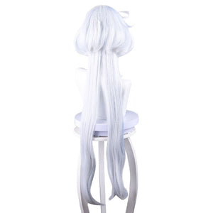 Genshin Impact Focalors White Cosplay Wigs