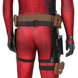 Deadpool 3 Wade Wilson Jumpsuit Cosplay Costumes With Props